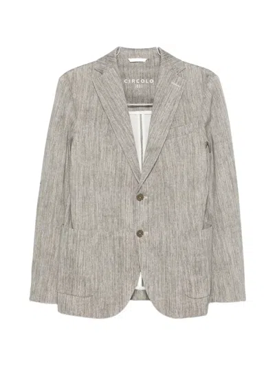Circolo 1901 Two-button Jacket In Gray