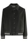 Circolo 1901 Ribbed-cuff Corduroy Jacket In Black