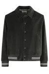 Circolo 1901 Ribbed-cuff Corduroy Jacket In Green