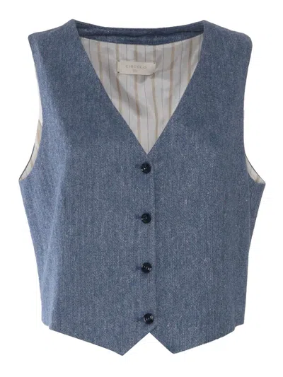 Circolo 1901 Vest In Blue
