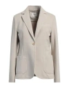 Circolo 1901 Woman Blazer Beige Size 12 Cotton, Elastane