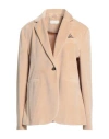 Circolo 1901 Woman Blazer Beige Size 14 Cotton, Polyester