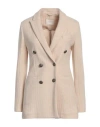 Circolo 1901 Woman Blazer Beige Size 4 Virgin Wool