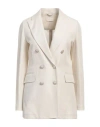 Circolo 1901 Woman Blazer Beige Size 6 Cotton