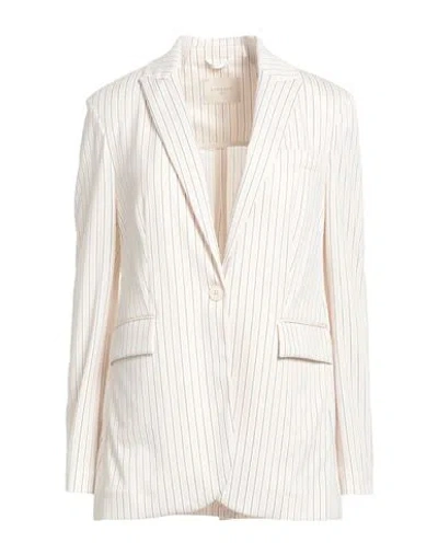 Circolo 1901 Woman Blazer Beige Size 6 Cotton, Elastane
