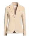 Circolo 1901 Woman Blazer Beige Size 6 Cotton, Polyester In Multi