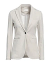 Circolo 1901 Woman Blazer Beige Size 8 Cotton, Elastane