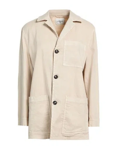Circolo 1901 Woman Blazer Beige Size 8 Linen, Cotton, Elastane In Neutral