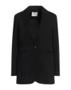 Circolo 1901 Woman Blazer Black Size 4 Cotton, Elastane
