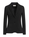 Circolo 1901 Woman Blazer Black Size 4 Cotton, Elastane