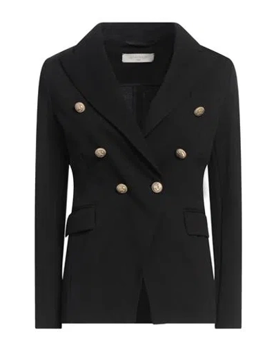 Circolo 1901 Woman Blazer Black Size 8 Cotton, Elastane