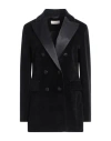 Circolo 1901 Velvet Blazer In Black