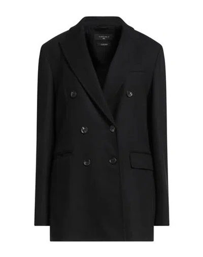 Circolo 1901 Woman Blazer Black Size 8 Virgin Wool, Cashmere, Polyamide