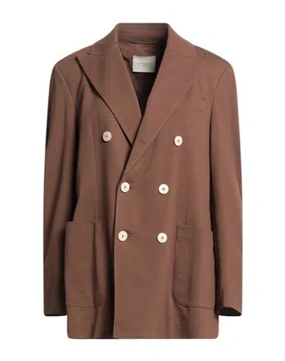 Circolo 1901 Woman Blazer Brown Size 10 Cotton, Elastane