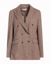 Circolo 1901 Woman Blazer Brown Size 8 Cotton, Elastane