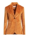 Circolo 1901 Woman Blazer Camel Size 10 Cotton, Elastane