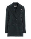 Circolo 1901 Woman Blazer Deep Teal Size 8 Cotton, Polyester In Green