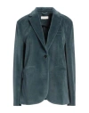 Circolo 1901 Woman Blazer Deep Teal Size 14 Cotton, Polyester