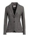 Circolo 1901 Woman Blazer Grey Size 8 Virgin Wool, Cotton, Elastane