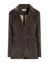 Circolo 1901 Woman Blazer Khaki Size 10 Cotton, Elastane In Beige