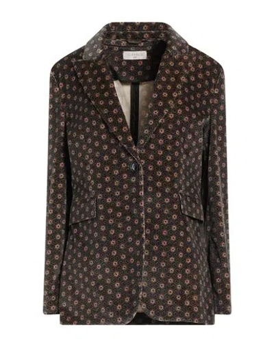 Circolo 1901 Woman Blazer Khaki Size 10 Cotton, Elastane In Beige