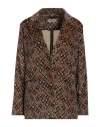 Circolo 1901 Woman Blazer Light Brown Size 10 Cotton, Elastane In Beige