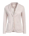 Circolo 1901 Woman Blazer Light Brown Size 10 Cotton, Elastane In Beige