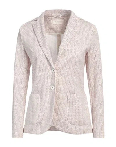 Circolo 1901 Woman Blazer Light Brown Size 10 Cotton, Elastane In Beige