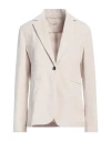 Circolo 1901 Woman Blazer Light Grey Size 10 Cotton, Polyester