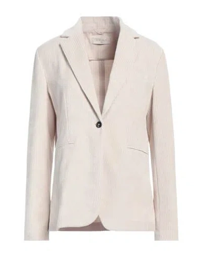 Circolo 1901 Woman Blazer Light Grey Size 10 Cotton, Polyester