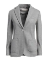 Circolo 1901 Woman Blazer Light Grey Size 4 Virgin Wool, Elastane In Grey