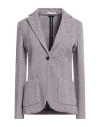 Circolo 1901 Woman Blazer Lilac Size 8 Virgin Wool, Cotton, Polyamide