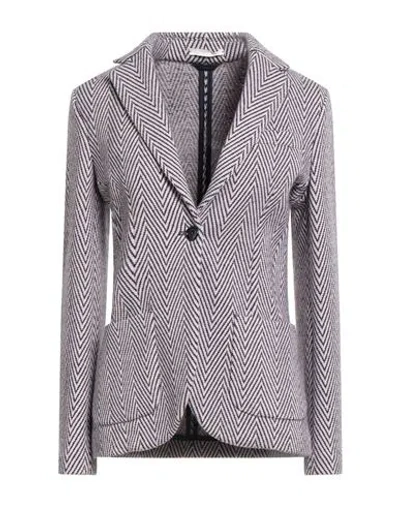 Circolo 1901 Woman Blazer Lilac Size 8 Virgin Wool, Cotton, Polyamide