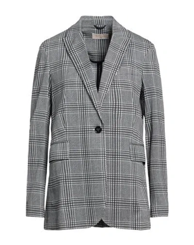 Circolo 1901 Woman Blazer Midnight Blue Size 10 Cotton, Elastane