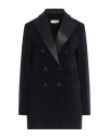 Circolo 1901 Woman Blazer Midnight Blue Size 10 Cotton, Polyester In Blue