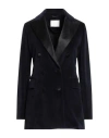 Circolo 1901 Woman Blazer Midnight Blue Size 10 Cotton, Polyester
