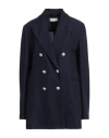 Circolo 1901 Wool Double Breasted Jacket In Blue