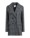 Circolo 1901 Woman Blazer Midnight Blue Size 12 Cotton, Elastane