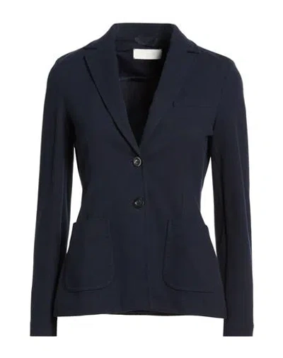 Circolo 1901 Woman Blazer Midnight Blue Size 4 Cotton, Elastane