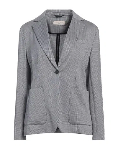 Circolo 1901 Woman Blazer Midnight Blue Size 6 Cotton