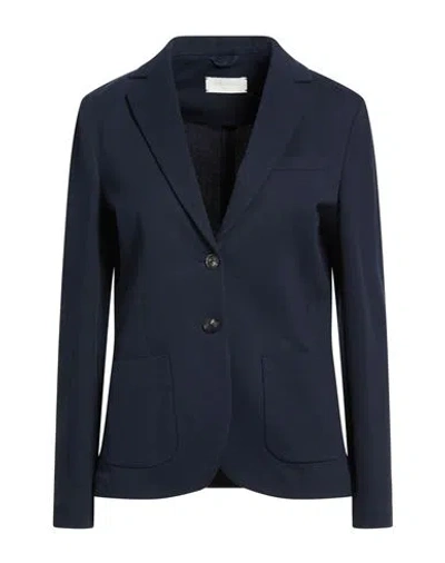 Circolo 1901 Woman Blazer Midnight Blue Size 6 Cotton, Elastane