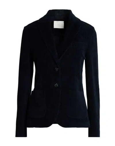 Circolo 1901 Woman Blazer Midnight Blue Size 6 Cotton, Polyester