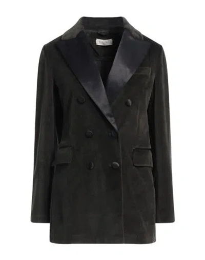 Circolo 1901 Woman Blazer Military Green Size 6 Cotton, Polyester