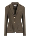 Circolo 1901 Woman Blazer Military Green Size 8 Virgin Wool