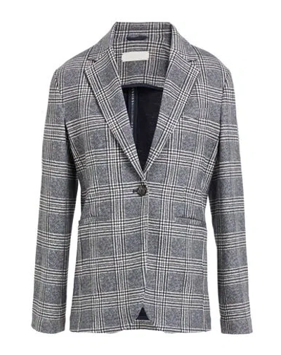 Circolo 1901 Woman Blazer Navy Size 10 Cotton, Elastane