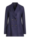 Circolo 1901 Woman Blazer Navy Size 10 Virgin Wool, Cashmere