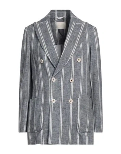 CIRCOLO 1901 CIRCOLO 1901 WOMAN BLAZER NAVY SIZE 8 COTTON, ELASTANE