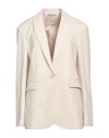 Circolo 1901 Woman Blazer Off White Size 12 Cotton, Elastane