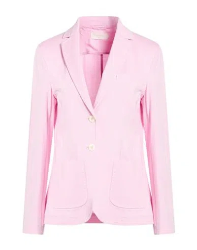 Circolo 1901 Woman Blazer Pink Size 14 Cotton, Elastane