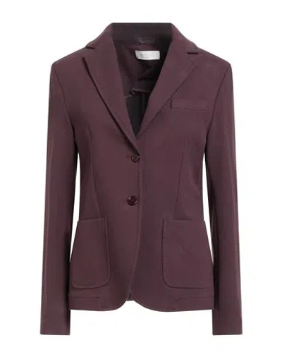 Circolo 1901 Woman Blazer Purple Size 14 Cotton, Elastane